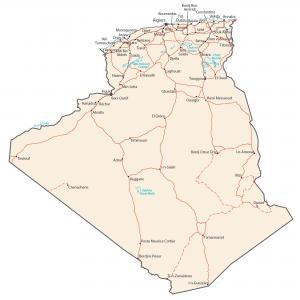 Algeria Map and Satellite Imagery