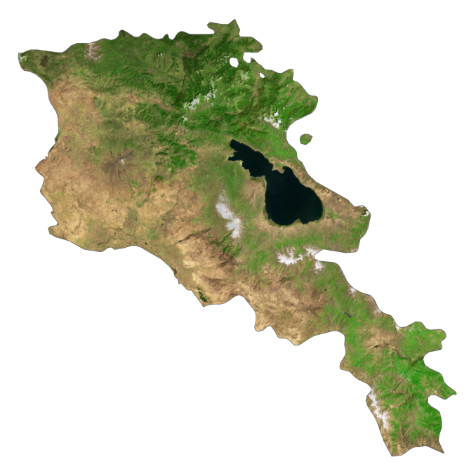 亚美尼亚卫星地图