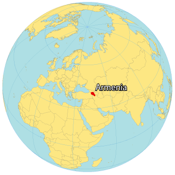 Armenia World Map
