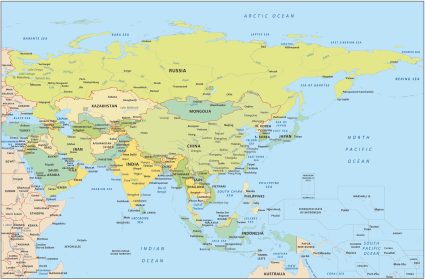 High Resolution World Map - GIS Geography