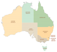 Australia Administration Map