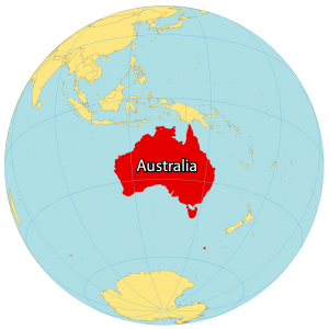 Australia World Map