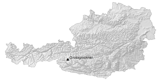 Austria Elevation Map