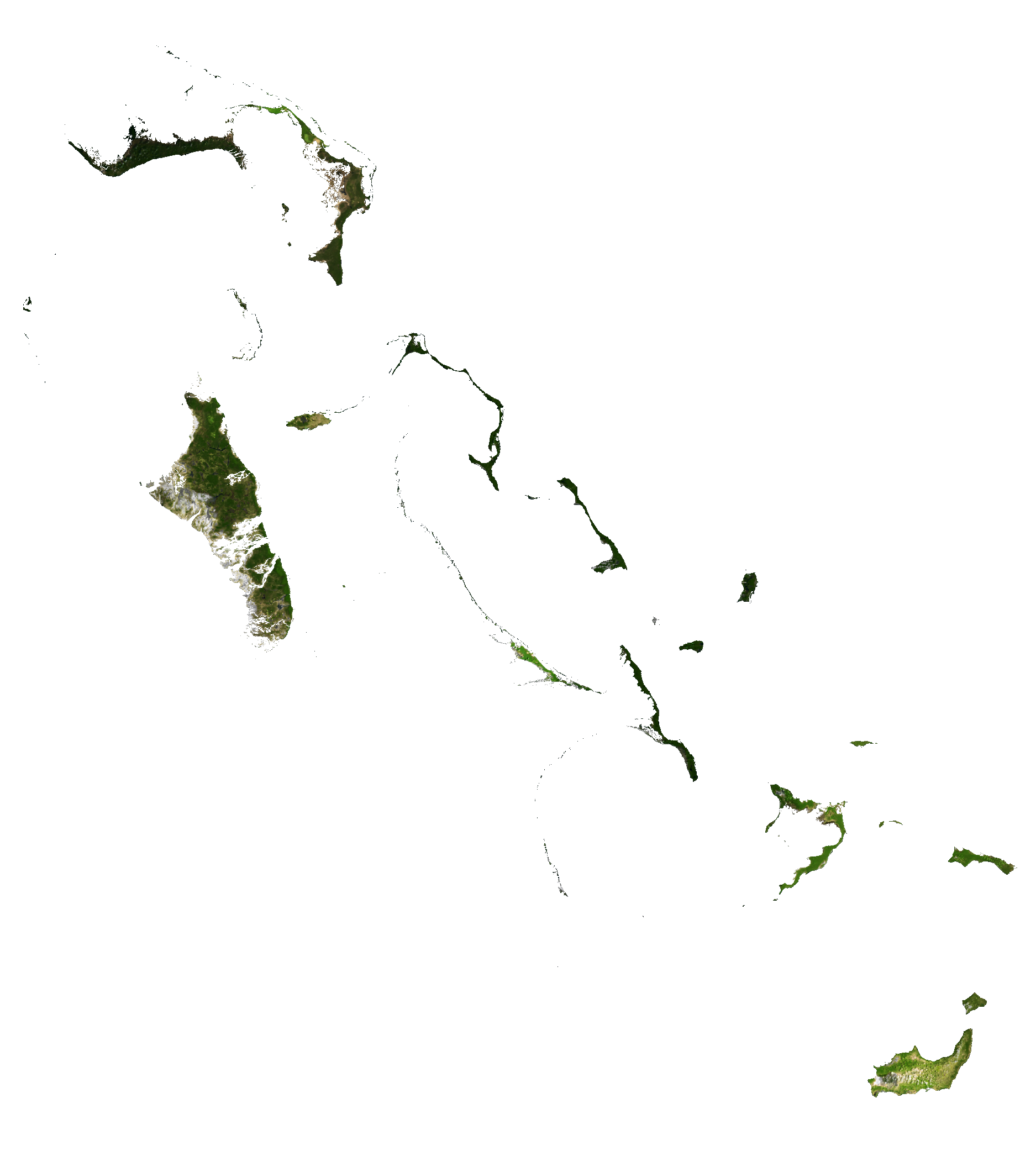 巴哈马卫星地图
