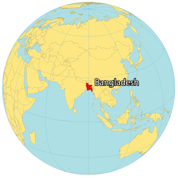Bangladesh World Map