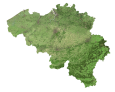 Belgium Satellite Map
