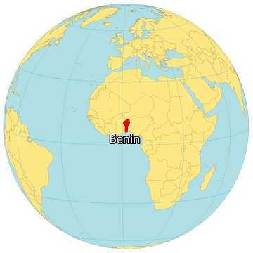 Benin World Map