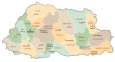 Bhutan Administration Map