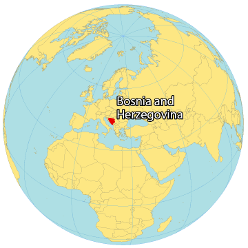 Bosnia and Herzegovina World Map