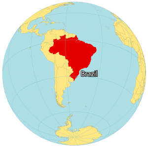 Brazil World Map