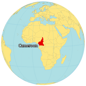 Cameroon World Map