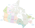 Canada Administration Map