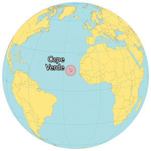 Cape Verde World Map