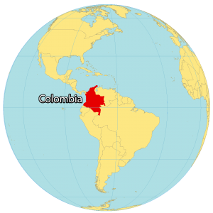 Colombia World Map
