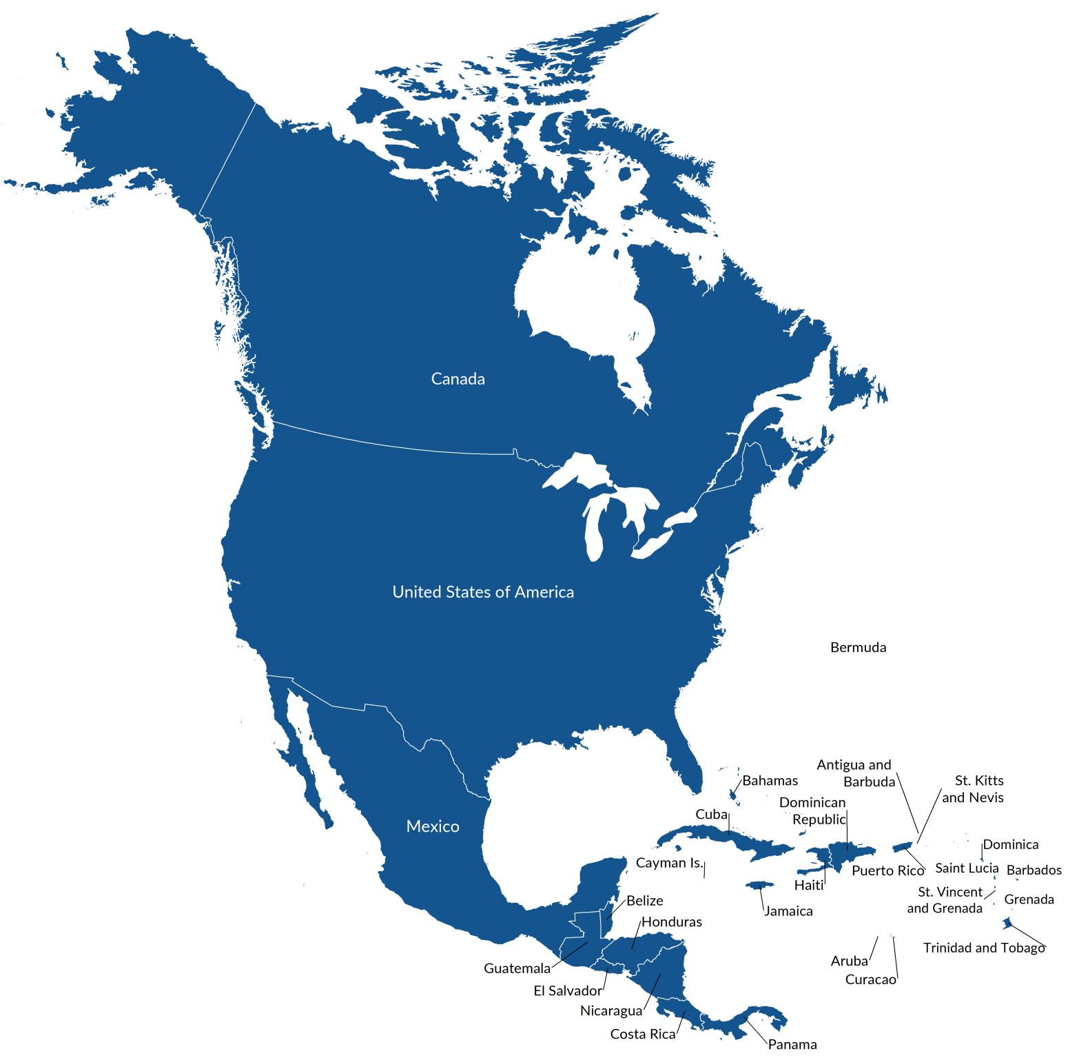 North America Map Countries And Geography Gis Geography