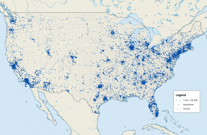 Dot Distribution Vs Graduated Symbols Maps GIS Geography