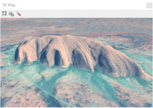 艾尔斯岩 uluru qgis 3 3d 窗口