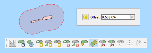 qgis 3 数字化偏移