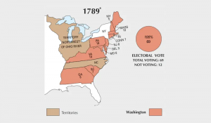 US Election of 1789 Map