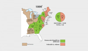 US Election of 1800 Map