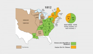 US Election of 1812 Map