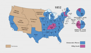 US Election of 1852 Map