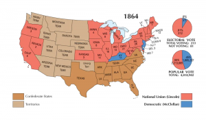 US Election of 1864 Map