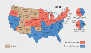 US Election of 1880 Map