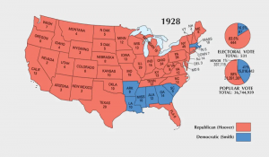 US Election of 1928 Map