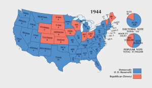 US Election of 1944 Map