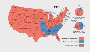 US Election of 1956 Map
