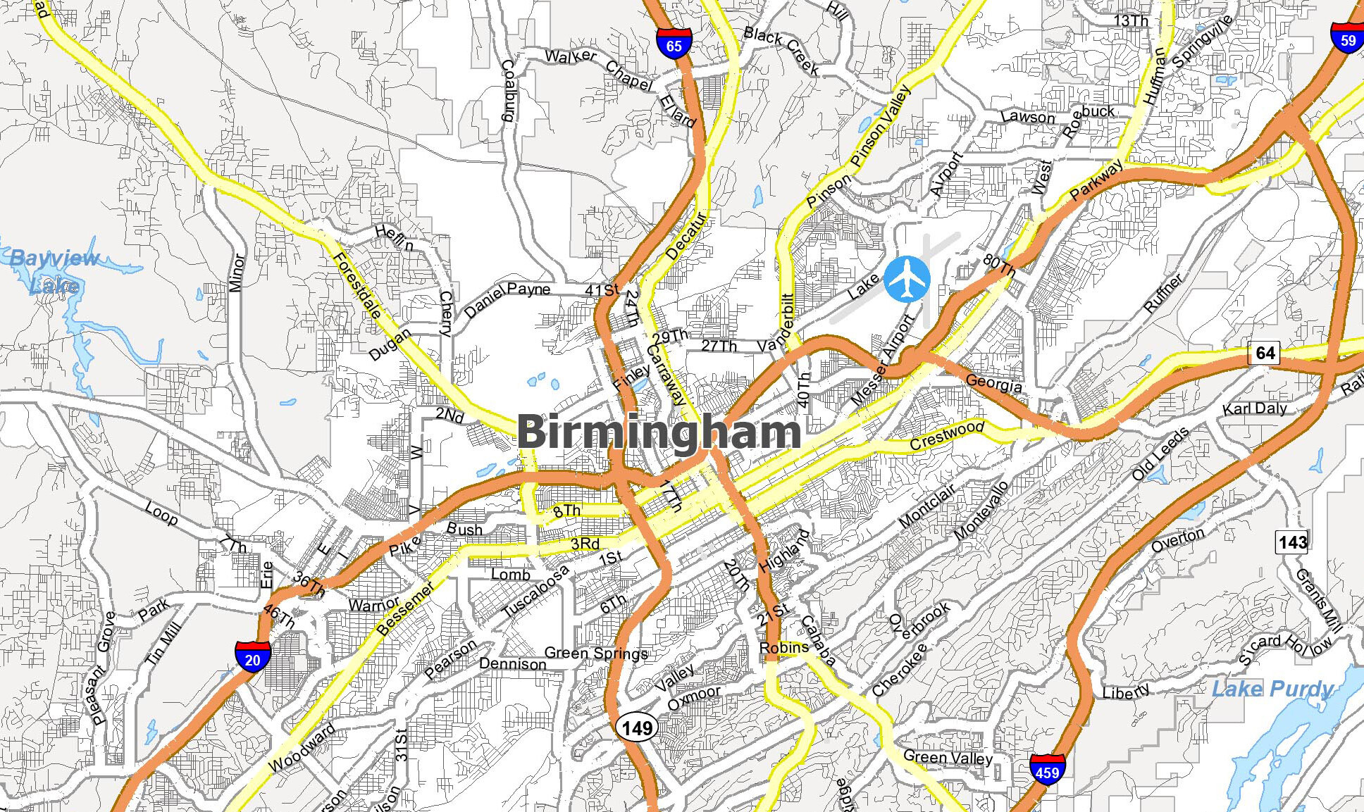 Birmingham Map Feature 