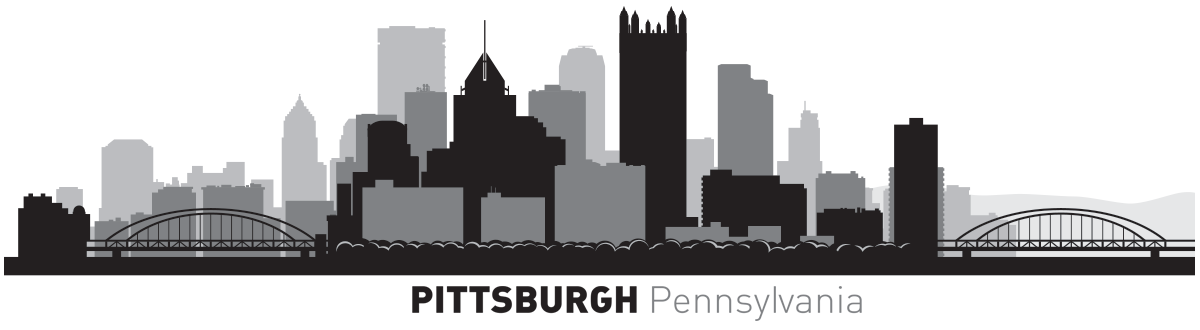 Pittsburgh Pennsylvania 412 Map Steel City Home SVG PNG Files –  creativeusarts