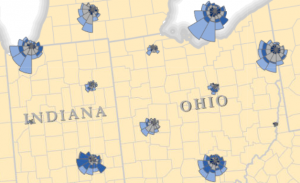 Coxcomb Chart Maps