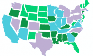 Non-contiguous cartogram