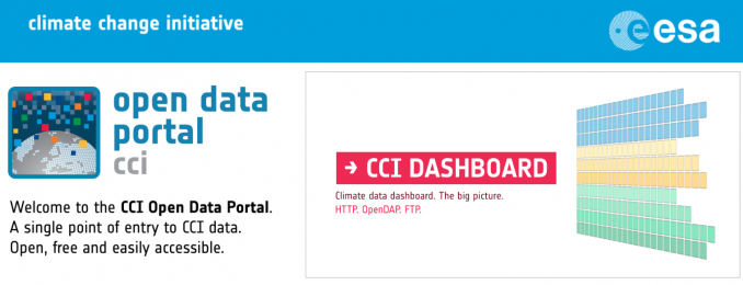 ESA climate change initiative CCI