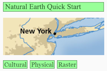how to map natural earth quick-start