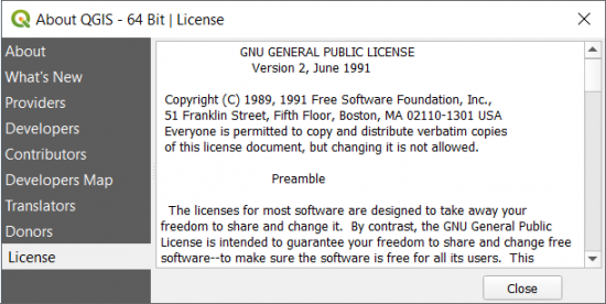 como mapear licença qgis