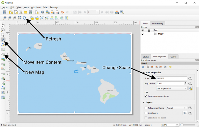 hawaii print layout