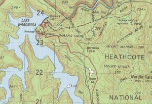 mapas topográficos austrália