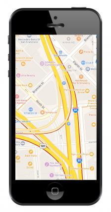 GPS 导航应用程序 Apple 地图