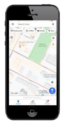 Aplicativos GPS Google Maps