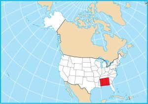 Alabama Map United States