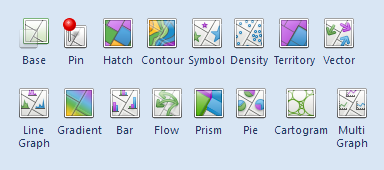 Golden Software Map Types