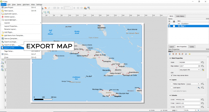 qgis 3 export map