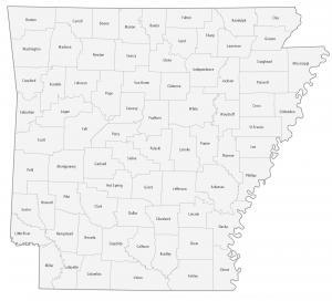 Arkansas County Map 300x272 