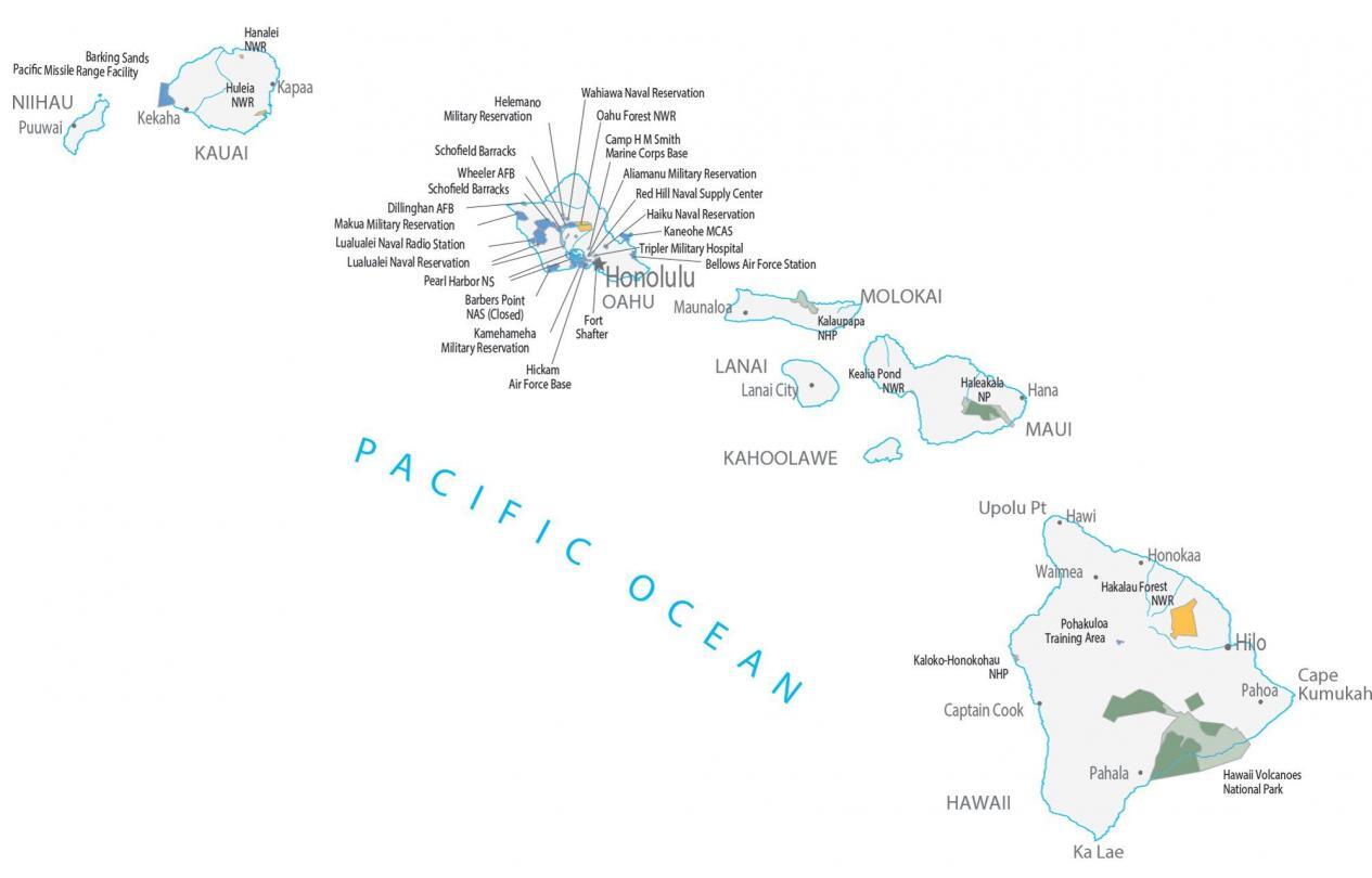 Hawaii State Map