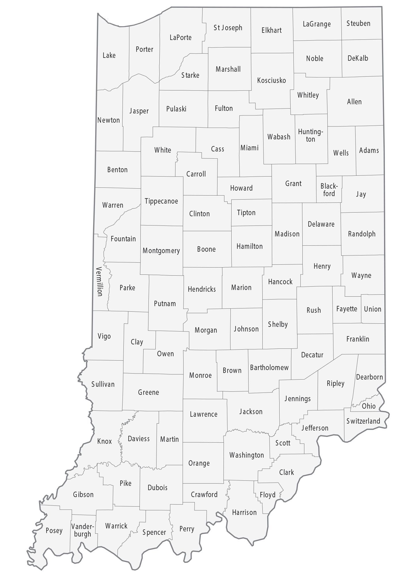 Indiana County Map Gis Geography 4835