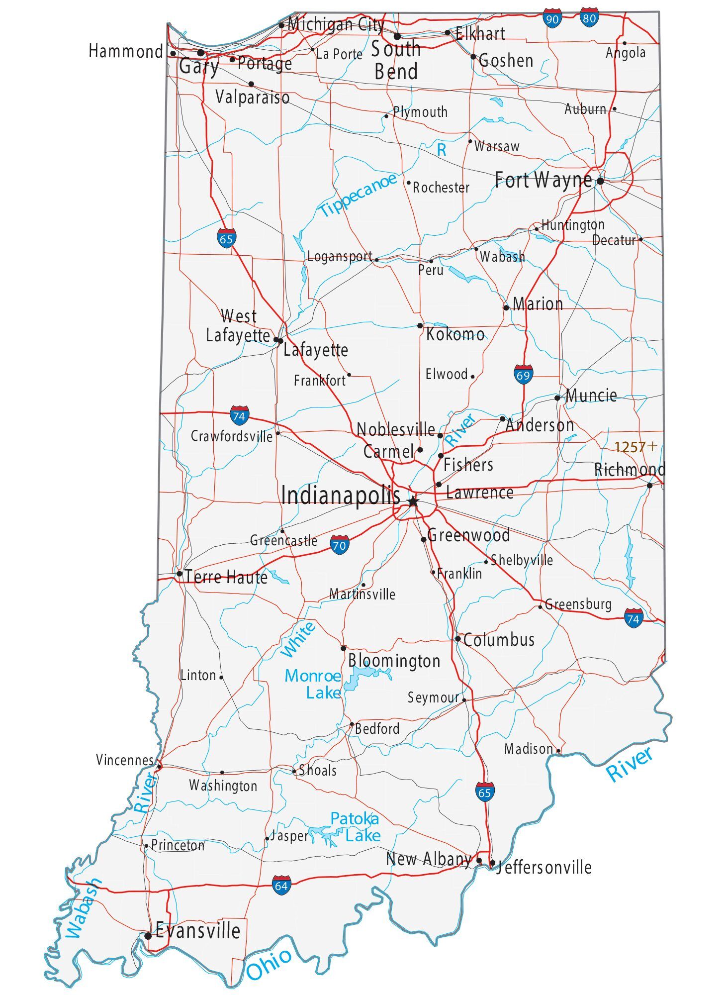 Indianapolis Neighborhood Map GIS Geography