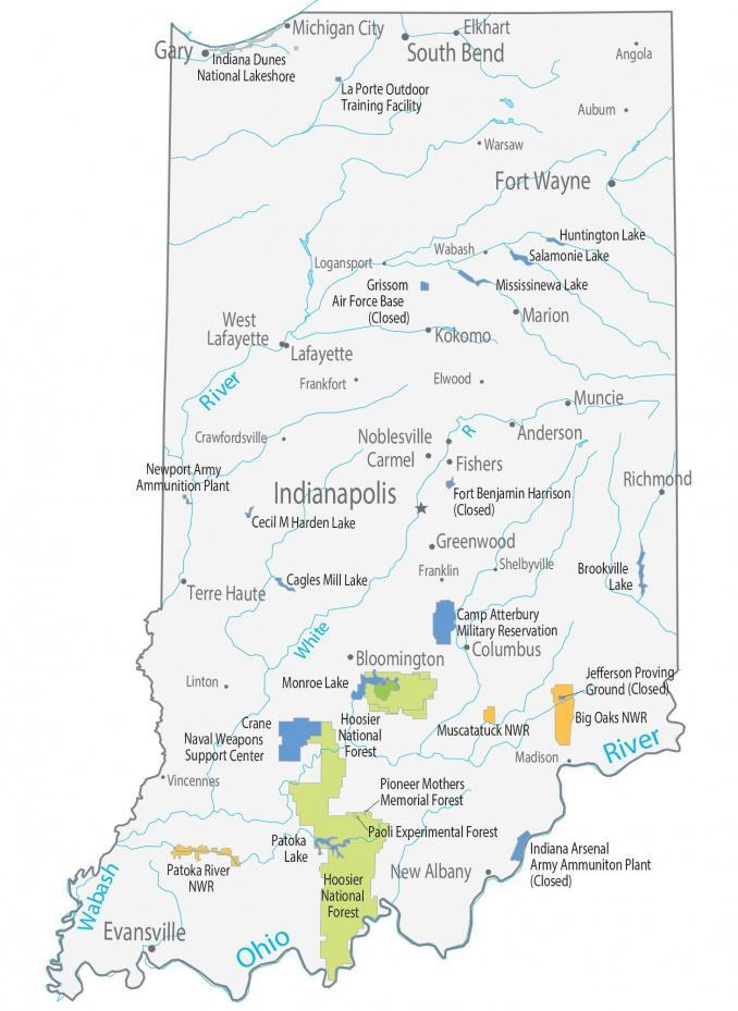 Indiana State Map